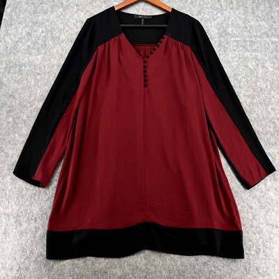 Bcbg Maxazria Giada Color Blocked Shift Dress Size M