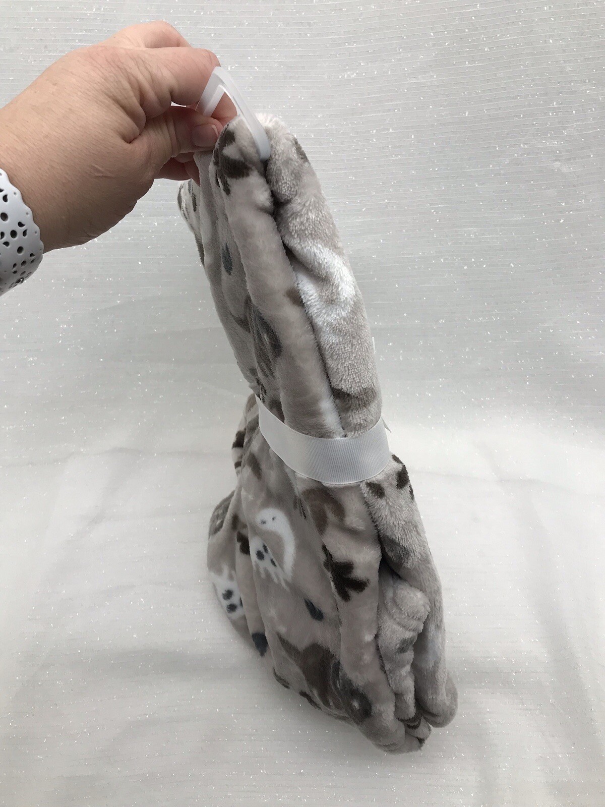 Dreamgro Boys Dinosaur Baby Blanket Security Lovey Plush Brown Gray Dream Gro