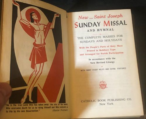 Saint Joseph SUNDAY MISSAL Hymnal 1967 Catholic Book Publishing NY Mass HolyDays - Picture 4 of 7
