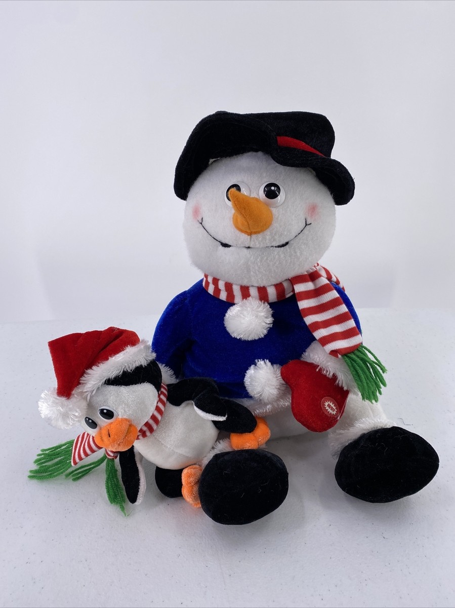 Hug & Luv Animated Snowman and Penguin Singing “ Let it Snow” | eBay