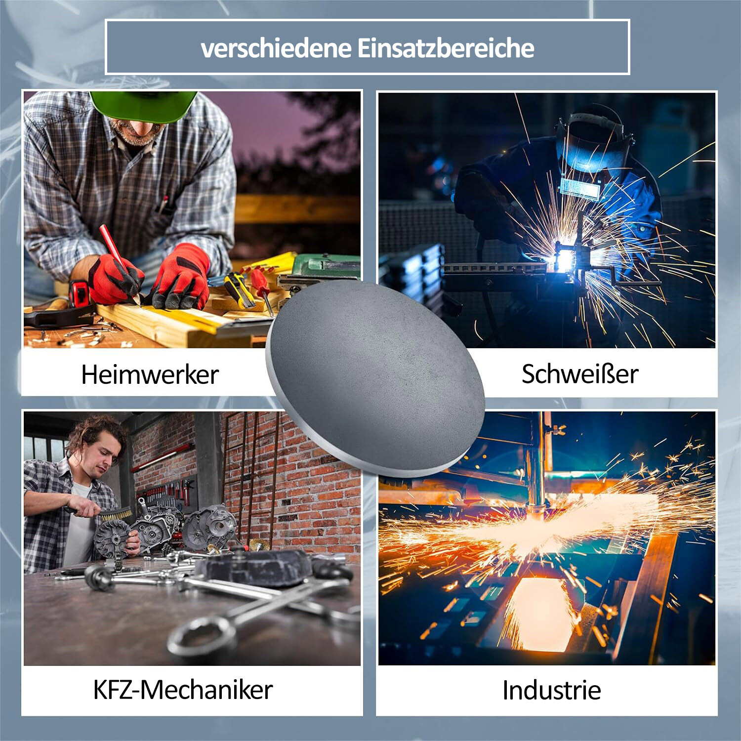 Stahlronde S235 - 4mm Stärke 240mm Durchmesser Für Handwerk & Industrie