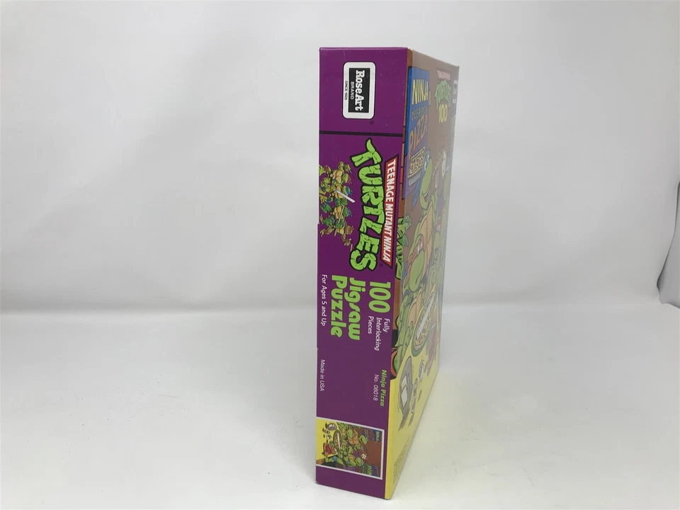 Rompecabezas Teenage Mutant Ninja Turtles RoseArt Vintage 100 piezas nuevo pizza 4 Foto 2 de 4