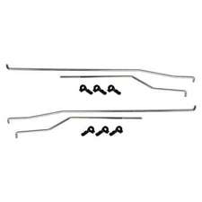 Door Lock and Relay Rod Set with Clips 5 Pcs for 67-72 Chevy GMC CK Pickup PAIR