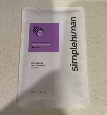 Simplehuman liquid hand soap lavender. 3.5 fl. oz. / 103 ml.