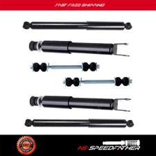 Front & Rear Shock Absorbers + Sway Bars for Chevy Tahoe Suburban 1500 Yukon 4WD