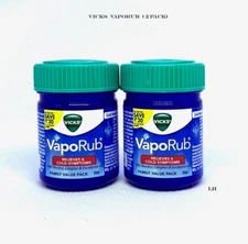 Vicks VapoRub relief from Headache, CoughCold, Flu, Blocked Nose 25 ml ( 2 Pack 