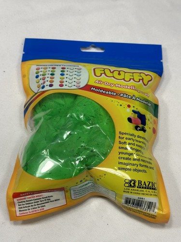 flauschige luftgetrocknete Modelliermasse für Kinder 2 OZ GRÜN - Bild 2 von 2