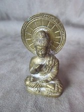 BOUDDHA ASSIS, en bronze.