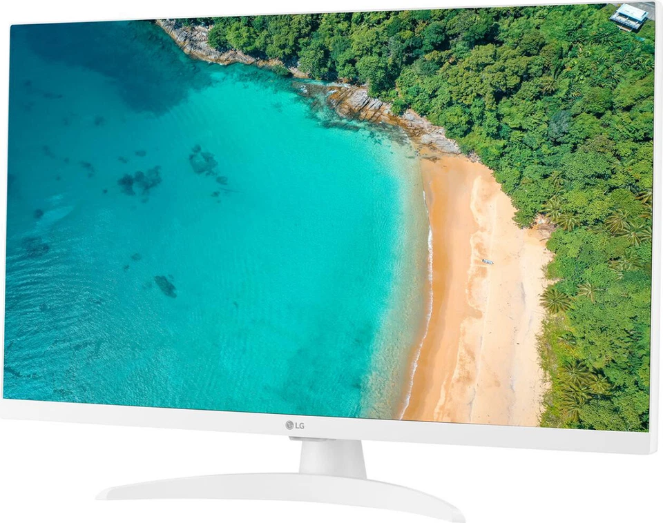 Lg Monitor TV Smart 27" Full HD con sistema webOS Bianco  27TQ615S-WZ - Immagine 2 di 4