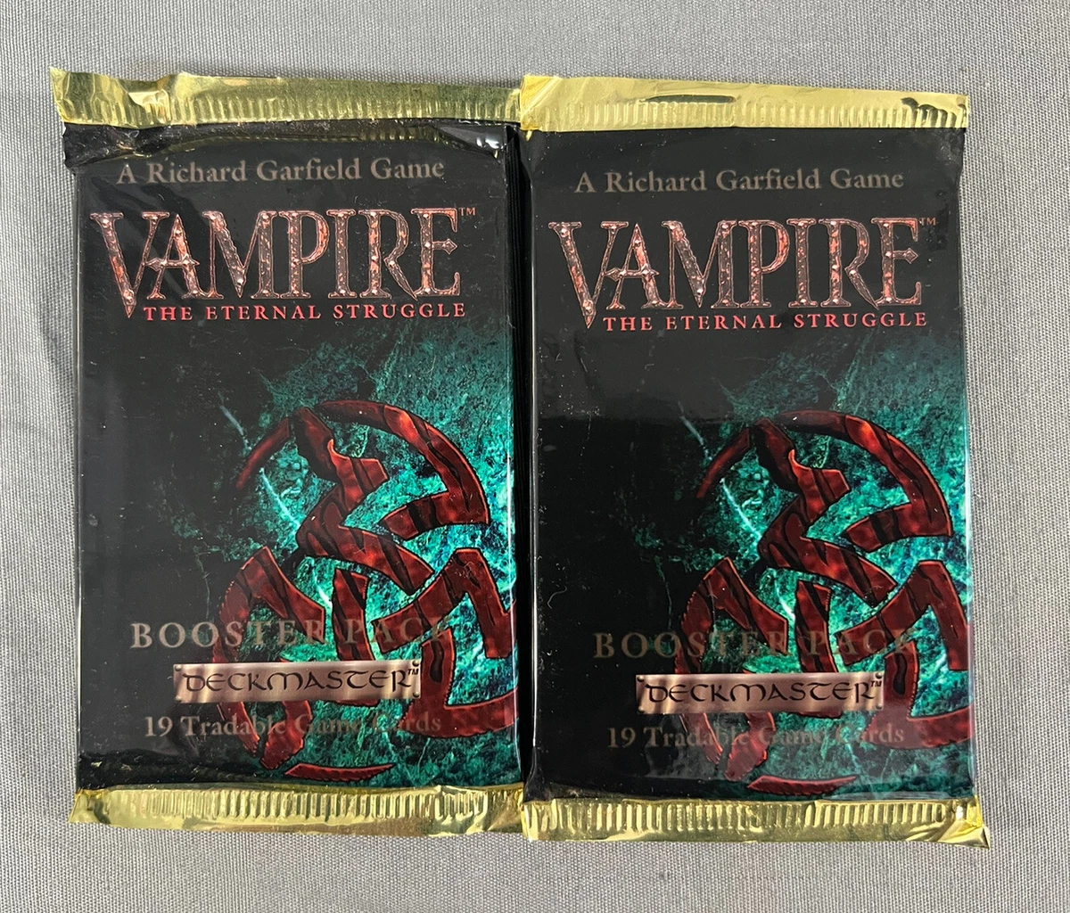 Vampire: The Eternal Struggle Sealed Collectible Card Game Packs
