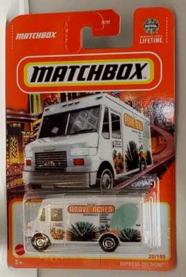 2024 Matchbox Express Delivery 20/100 MBX Metro White HVL67 Agave