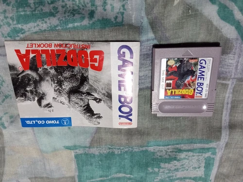Nintendo Gameboy Godzilla Game with Manual