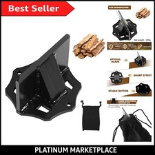Lightweight 800g Carbon Steel Log Splitting Tool – Perfect for Outdoor Campfires