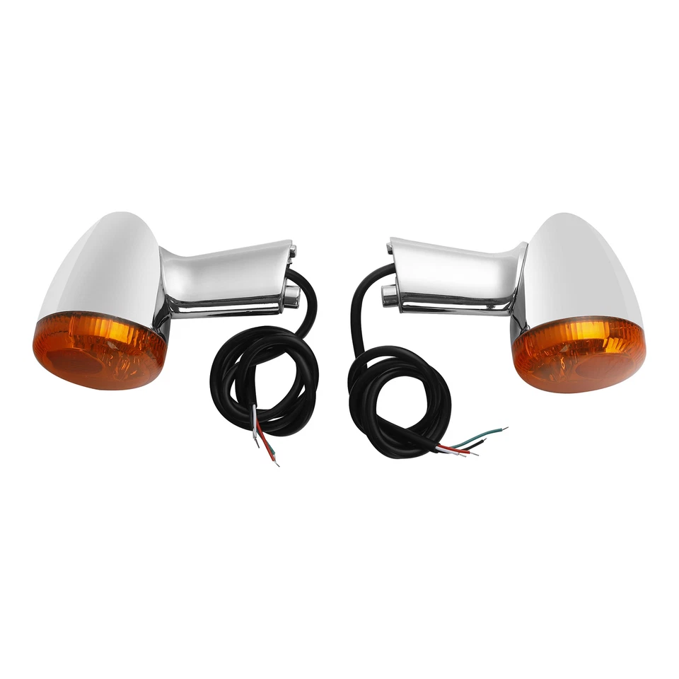 Señales de giro traseras ámbar luz LED apta para Harley Sportster XL 883 1200 1992-2022 Foto 3 de 4