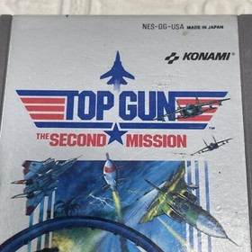 Top Gun The Second Mission Nintendo NES Game Made In Japan Konami