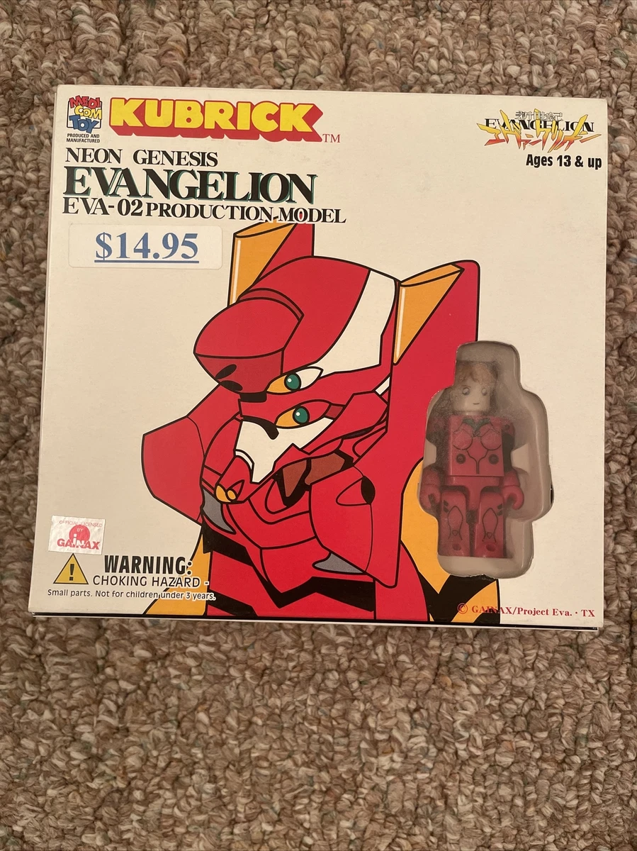 Eva-02 Production Model Neon Genesis Evangelion Medicom Toy Kubrick Figures / B