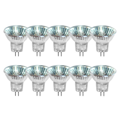 10 x Halogen Reflektor MR11 10W GU4 12V warmweiß 2700K dimmbar flood 30°