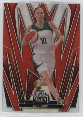2024 Leaf Metal Women of Sport Red Prismatic 10/10 Sue Bird #97 4z8
