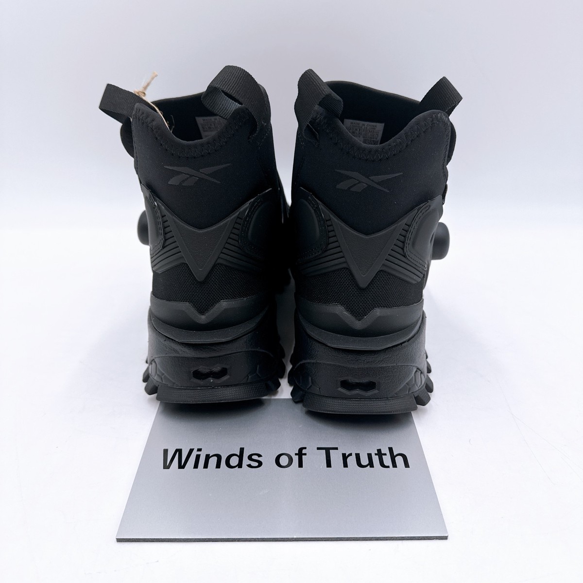Reebok Instapump Fury Mid Black Black 100230818 Men's Size US 6