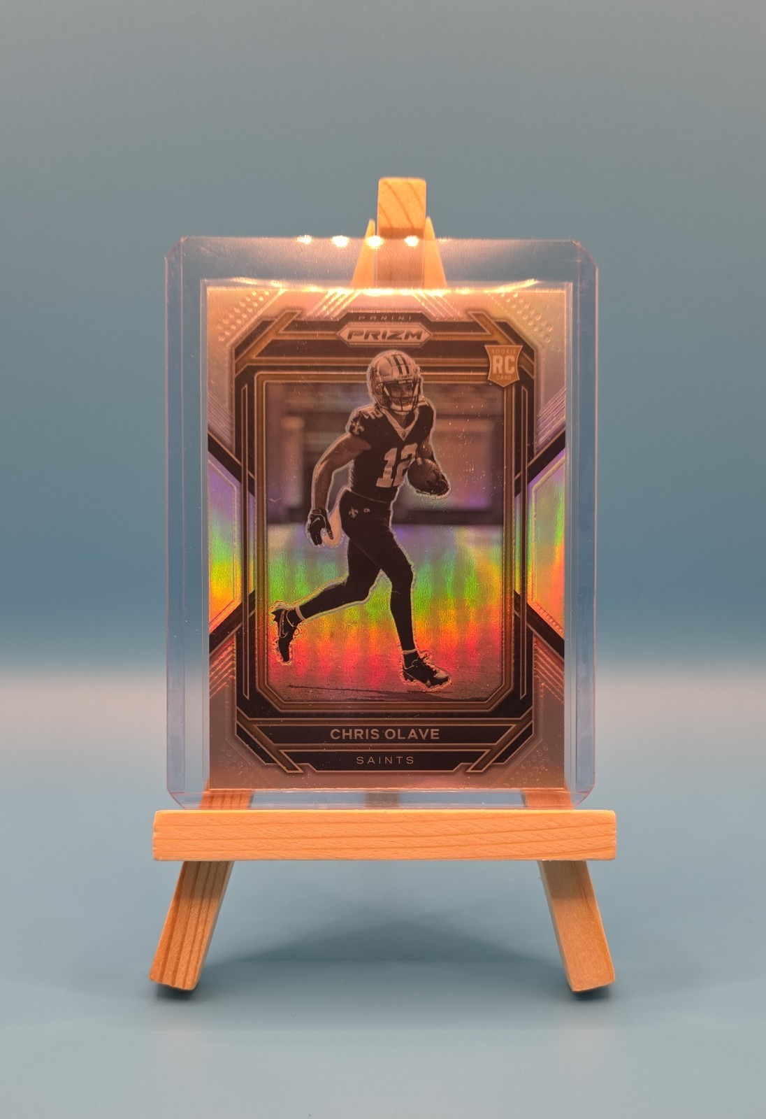 2022 Panini Prizm Chris Olave RC #310 Rookie Variation Silver Prizm SP Saints