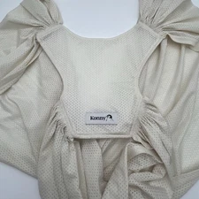 Konny Baby Carrier Wrap Medium Tan Mesh Unisex Summer Breathable No Sash