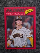 2026 Topps Heritage Red Border Ryan O'Hearn San Diego Padres #215