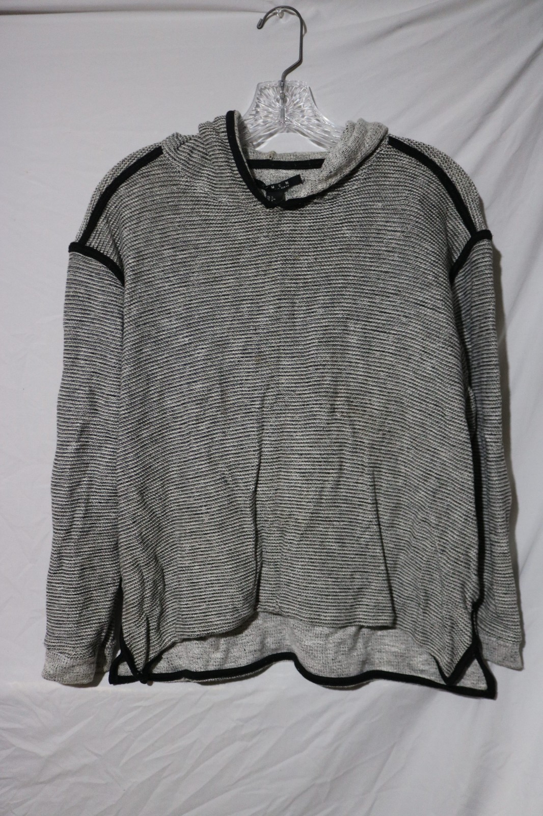 21 Hombres Gris y Negro Sudadera con Capucha Unisex Adulto Talla Grande
