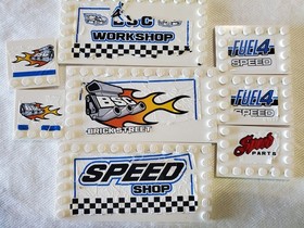 8154 LEGO Racers: Brick Street Customs ( 1,021 pieces ) Very Cool Set