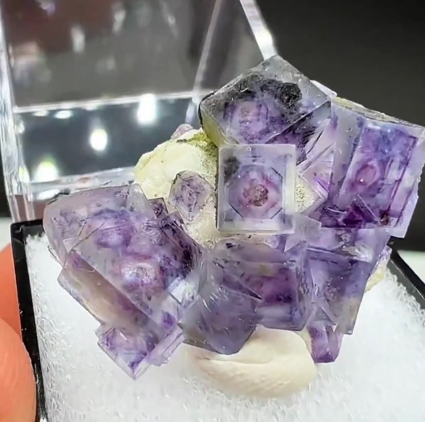 Inner Mongolia Natural Purple Fluorite Crystal Specimen