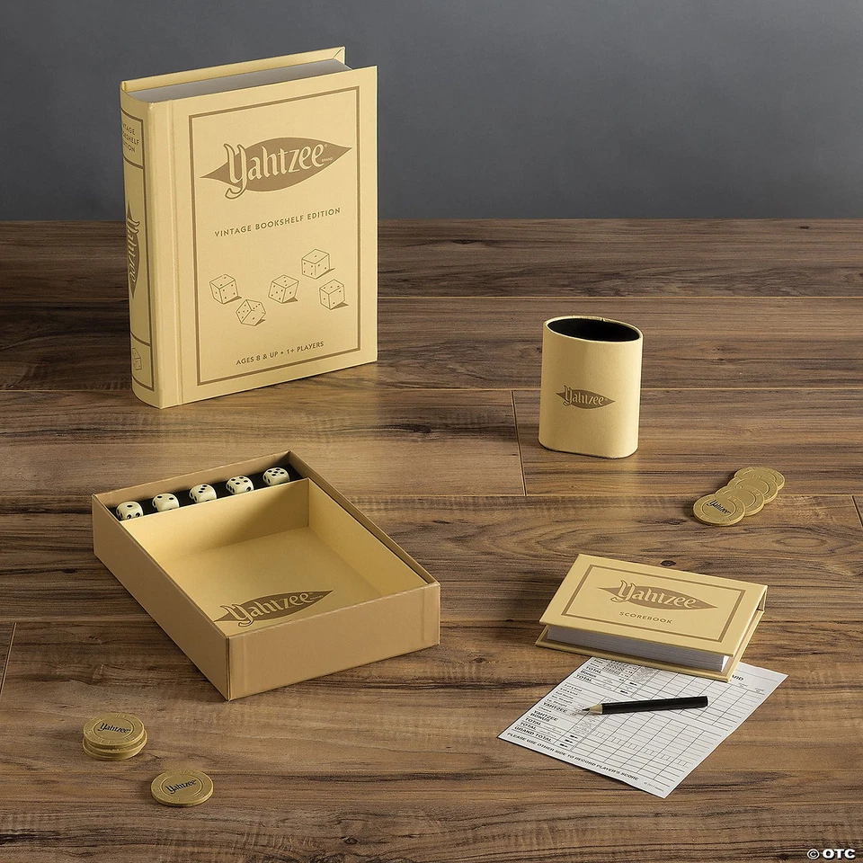 WS Game Company Yahtzee Vintage Bookshelf Edition - Freeship - Image 4 of 4