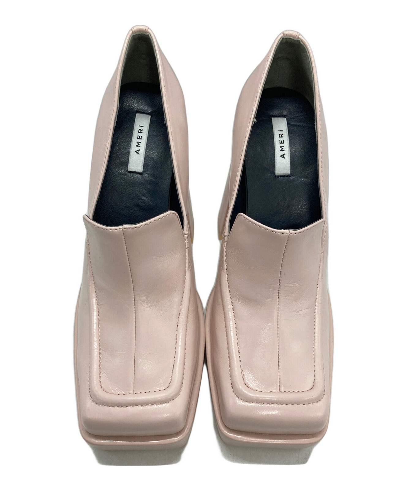 Ameri/ (Ameri) PLATFORM SQUARE LOAFER Pink Size: M - image 7