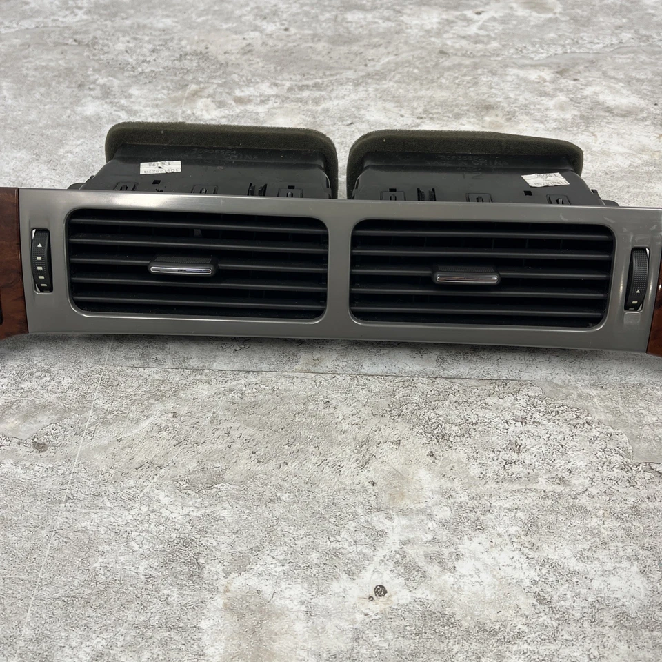 2009-2014 Chevrolet Silverado GMC Sierra центральная отделка вентиляционных отверстий приборной панели текстура древесины - Изображение 4 из 4