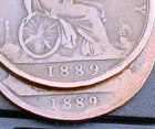 1889 Victoria Penny — photo from another recent sale