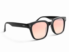 Gentle Monster Una.CN 01 OR Sunglasses Black/Orange With Case New