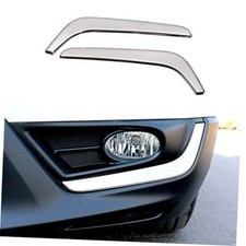for Honda CRV CR-V 2019 2018 2017 Chrome Front Fog Lamp Cover Trims, Sporty ABS