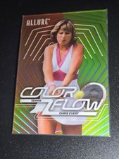 2025 Upper Deck Allure SE Color Flow Orange Yellow 078/249 Chris Evert HOF LC0U