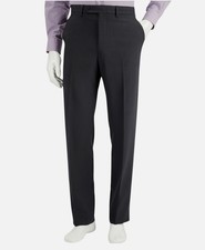 Nautica Men's Gray Solid Modern Bi-Stretch Flat Front Gaff Pants Suit Size 48W