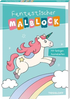Fantastischer Malblock | Rund 50 schöne Motive zum Ausmalen | Mit anko 1455093-2