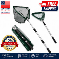 Lightweight Foldable Fishing Net Telescopic Handle Aluminum Landing Net