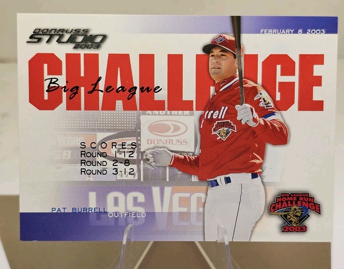 2003 Donruss Studio Big League Challenge /400 Pat Burrell #BLC-49 [gls0383]