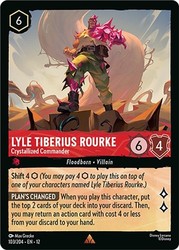 Lyle Tiberius Rourke - Crystallized Commander [Wilds Unknown 103/204] Cold Foil