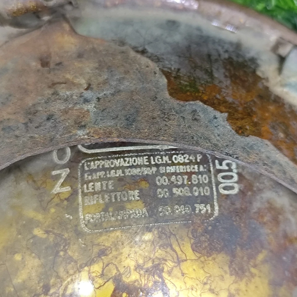 复古 Carello 00497810 正品车头灯 菲亚特 1100 阿尔法罗密欧 Giulia Spider 二手 — 第 3/4 张图片