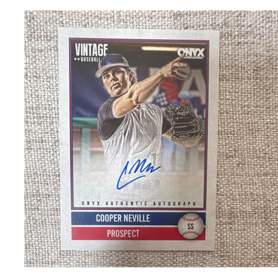 #ad Onyx Authenticated 2023 Vintage Cooper Neville Auto #VA CONE 880 Baseball $4.99
