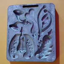 Mattel Vintage Toy Mold Part Metal Piece 1967 for Ages 4-7, 8-11 Years