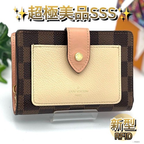 Louis Vuitton Damier Portefeuille Juliette Folding Wallet