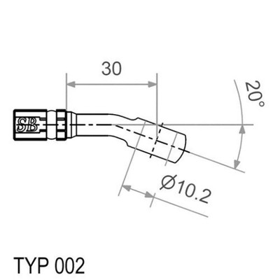 MATTHIES TYP002 Silver 10mm 20 Ring Fitting