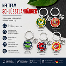 NFL Team Logo Schlüsselanhänger - I Love Fo...