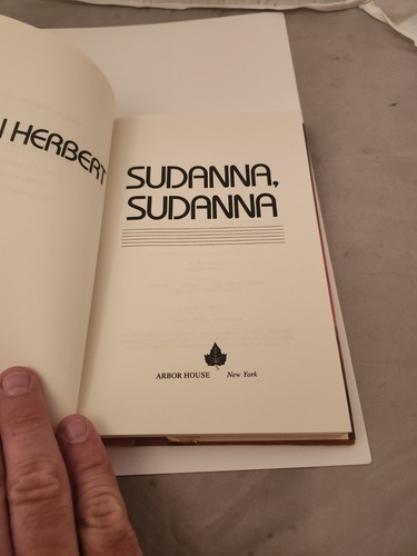 Sudanna Sudanna Brian Herbert HC First Edition Arbor House (1985) - Picture 8 of 9