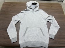 VINCE Men  s Gray Wool/Viscose Hooded Sweatshirt - Small