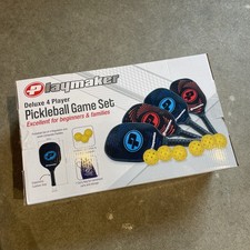 Playmaker Pickleball Deluxe 4- Player Game Set, for beginners/families Sealed